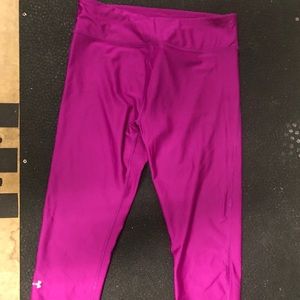 pink under armor leggings